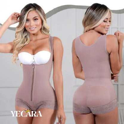 CurvyLux Faja Cachetero Tira Ancha- Alta Compresión.