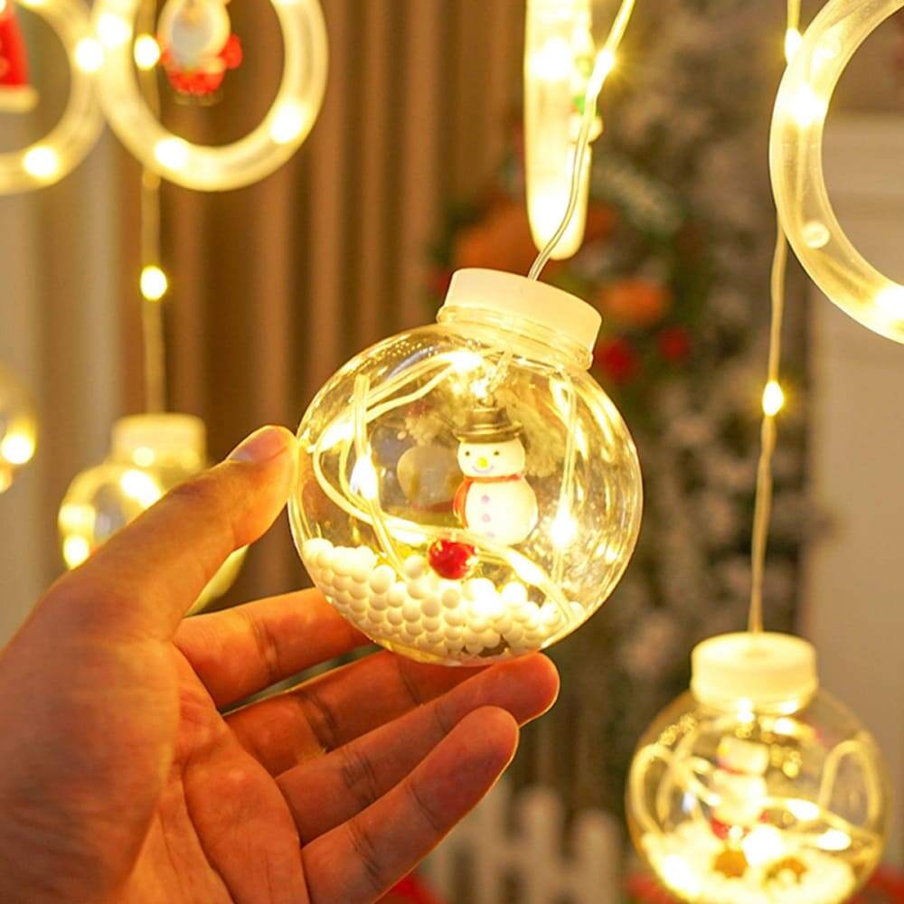 MagicOrbs™ Navideñas: Esferas LED Brillantes PapaNoel 3M