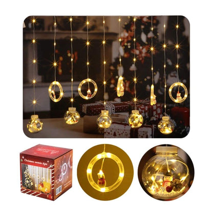 MagicOrbs™ Navideñas: Esferas LED Brillantes PapaNoel 3M