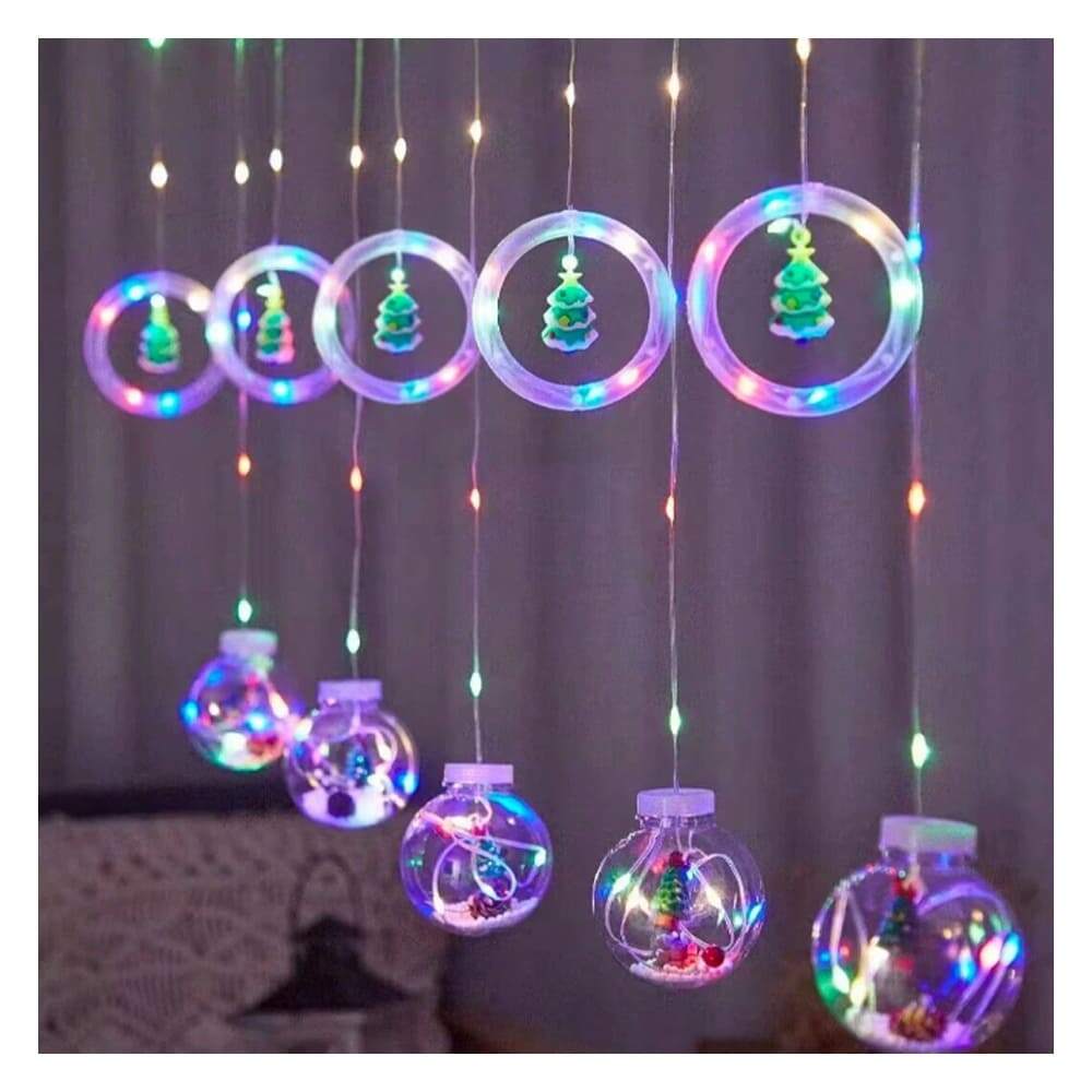 MagicOrbs™ Navideñas: Esferas LED Brillantes PapaNoel 3M