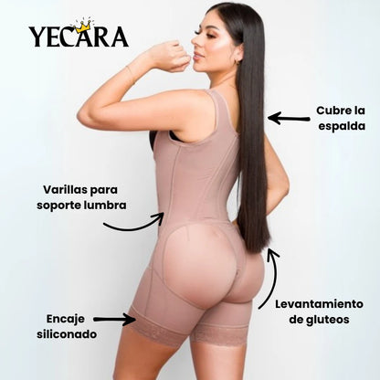 ShapeXtreme™ – Faja Completa Tipo Corset 9 Varillas y Doble Compresión.