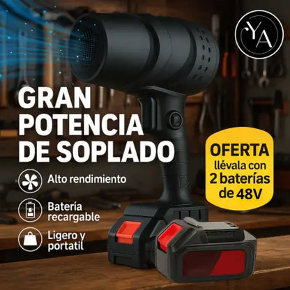 TornadoX™ Soplador Inalambrico + 2 Baterias 48V