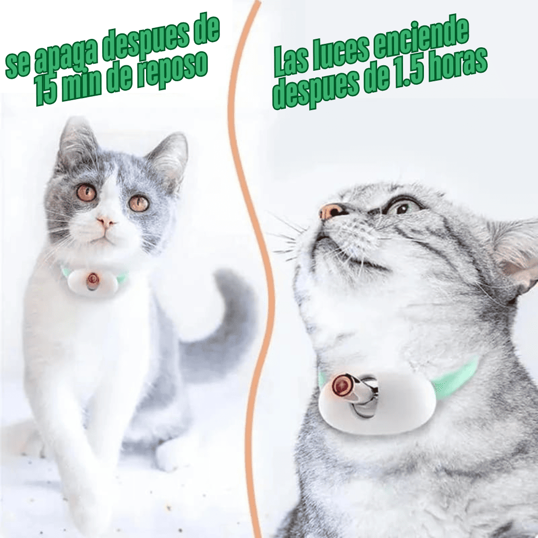 LumiPet™: Collar Láser Inteligente Recargable.