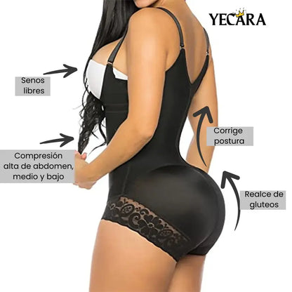 Bodysculpt Corta Tira Delgada - Faja Alta Compresión.