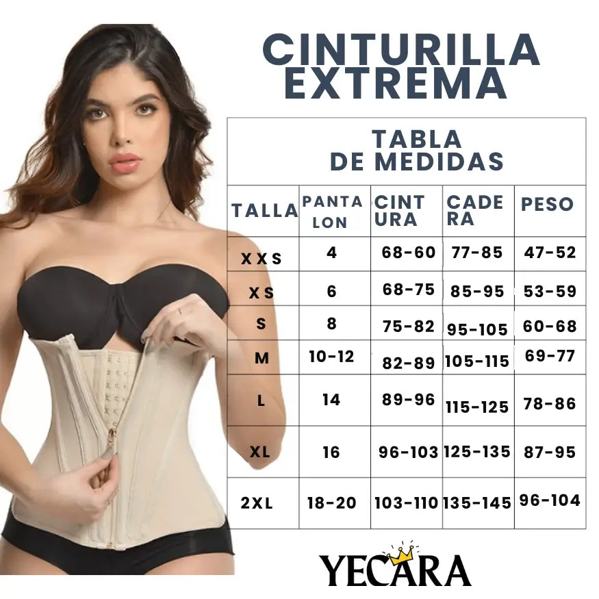 Cinturilla Extrema Tipo Corcé Con Varillas Flexibles
