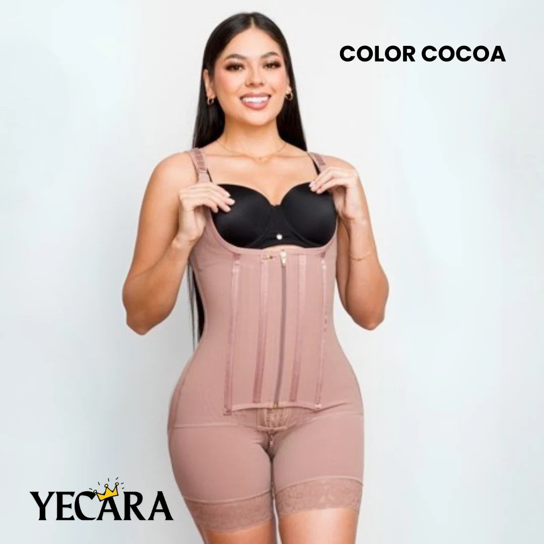 ShapeXtreme™ – Faja Completa Tipo Corset 9 Varillas y Doble Compresión.