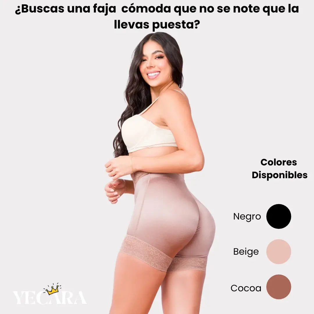 CURVÉA™ Short Realce Invisible de Tela Bidireccional