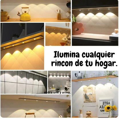 LumiGlow™ – Luz LED Recargable barra Inalámbrica con Sensor de Movimiento - 50cm