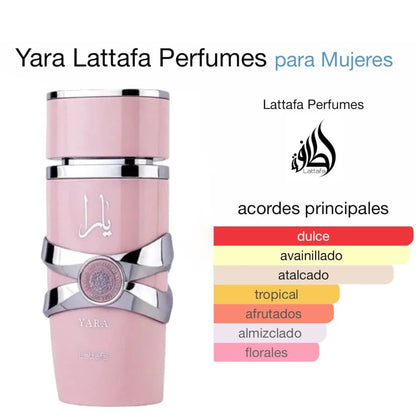 Lattafa Yara y Asad: La Colección de Fragancias Irresistibles Escoge tú Favorito. Lleva Obsequio 1 Mini Perfumero