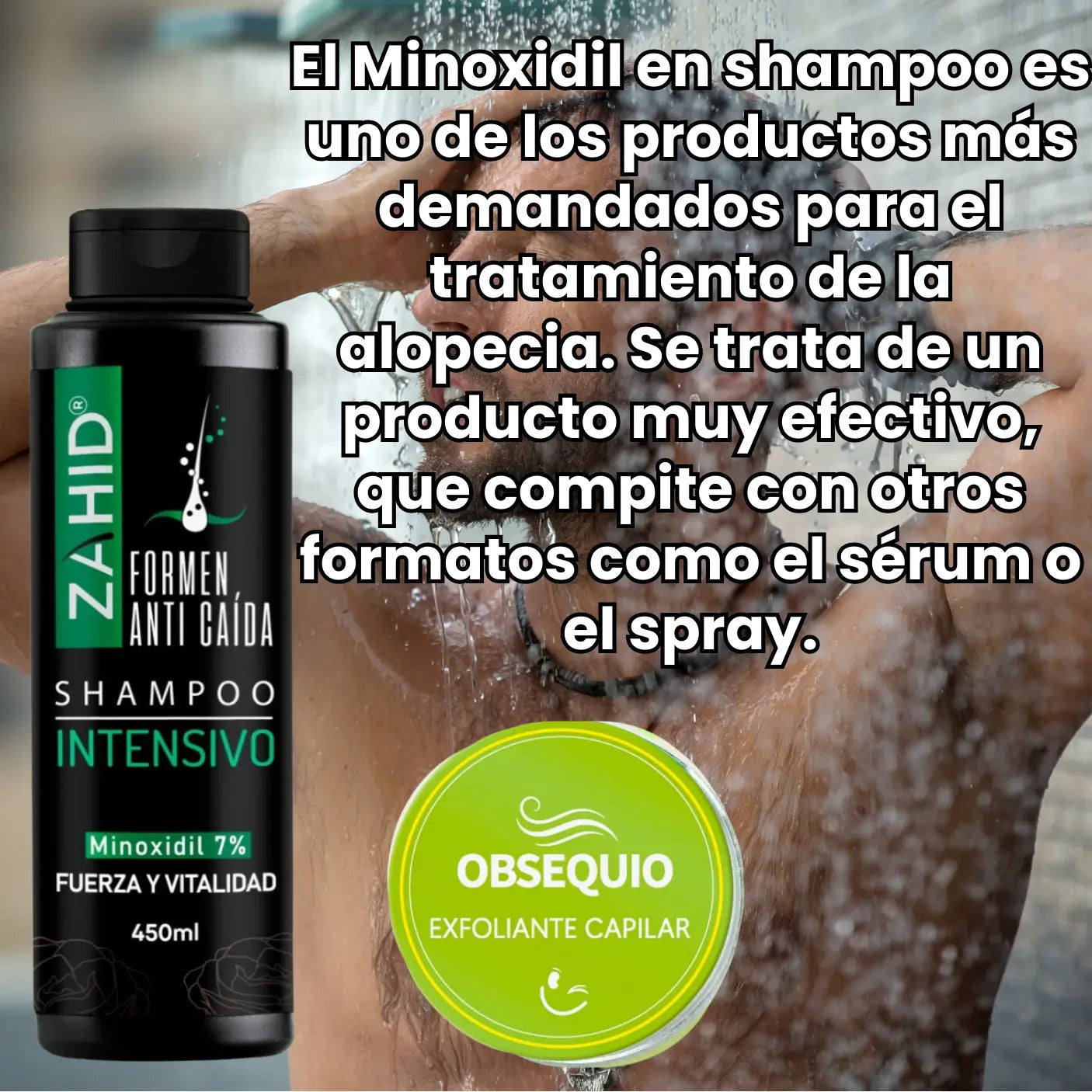 Kit Shampoo y Tonico con Minoxidil 7% + Obsequio