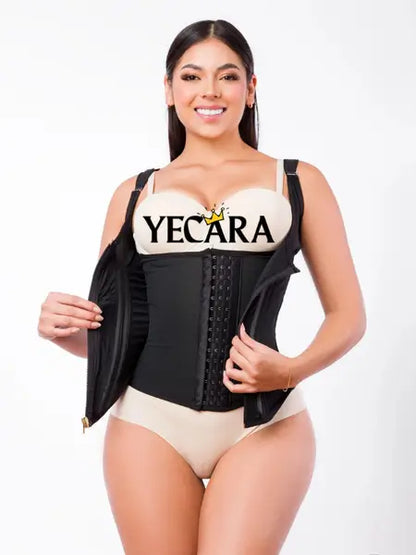 CurvaBella™ Chaleco Extremo tipo corsé con 9 Varillas.