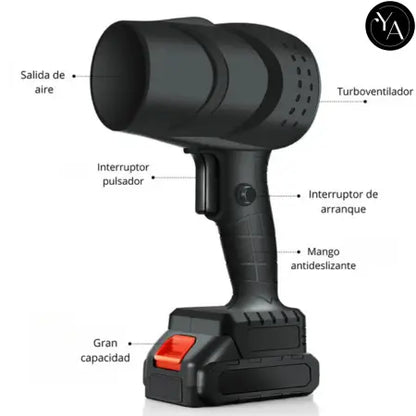 TornadoX™ Soplador Inalambrico + 2 Baterias 48V
