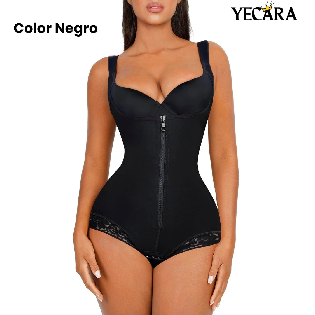 CurvyLux Faja Cachetero Tira Ancha- Alta Compresión.