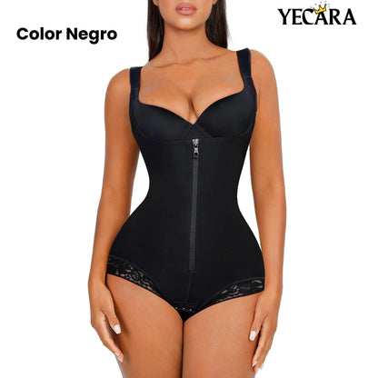 CurvyLux Faja Cachetero Tira Ancha- Alta Compresión.