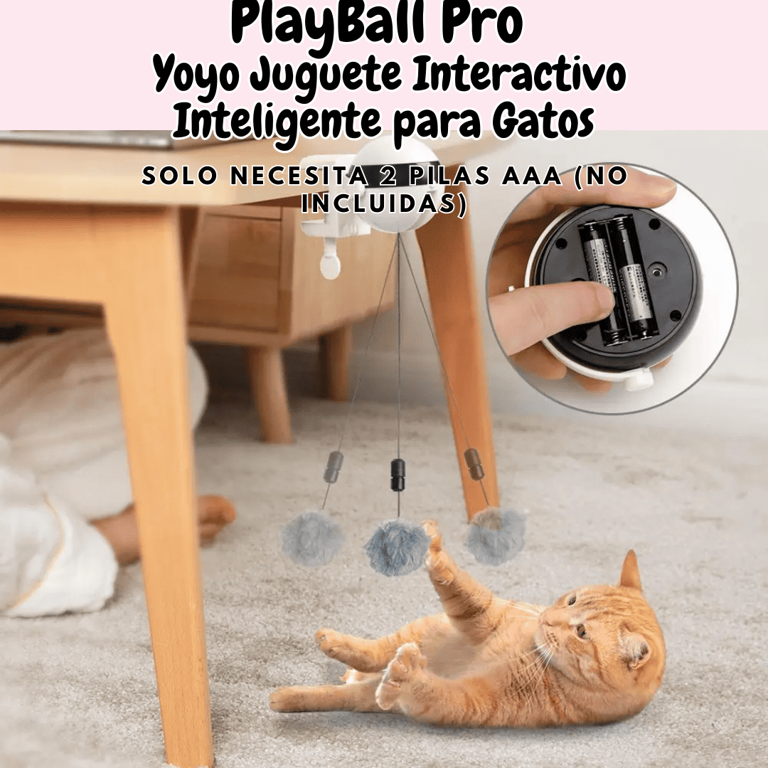 PlayBall Pro – Yoyo Juguete Interactivo Inteligente para Gatos