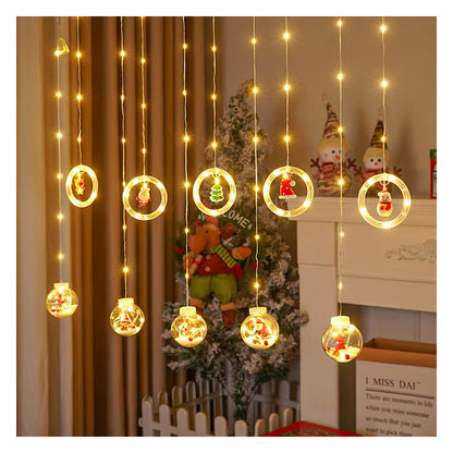 MagicOrbs™ Navideñas: Esferas LED Brillantes PapaNoel 3M