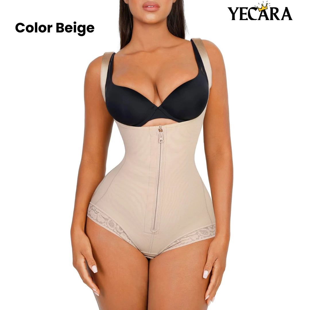 CurvyLux Faja Cachetero Tira Ancha- Alta Compresión.