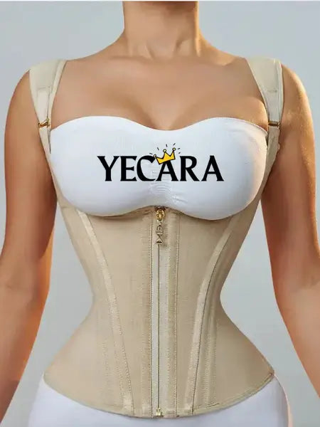 CurvaBella™ Chaleco Extremo tipo corsé con 9 Varillas.