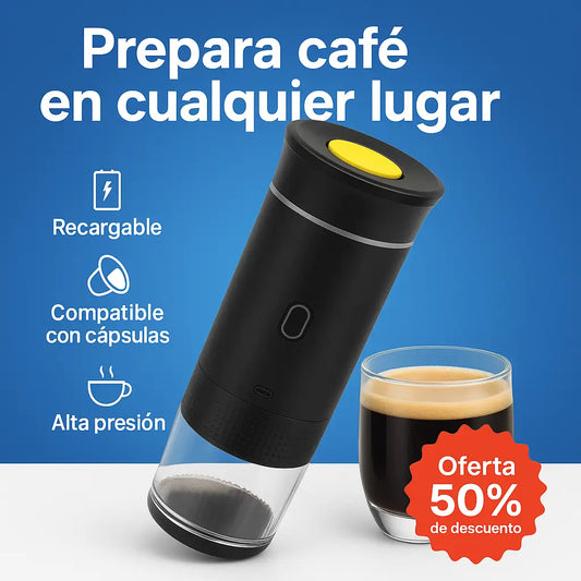 BrewMaster™ 3 en 1: Tu Espresso Perfecto, Donde Quieras
