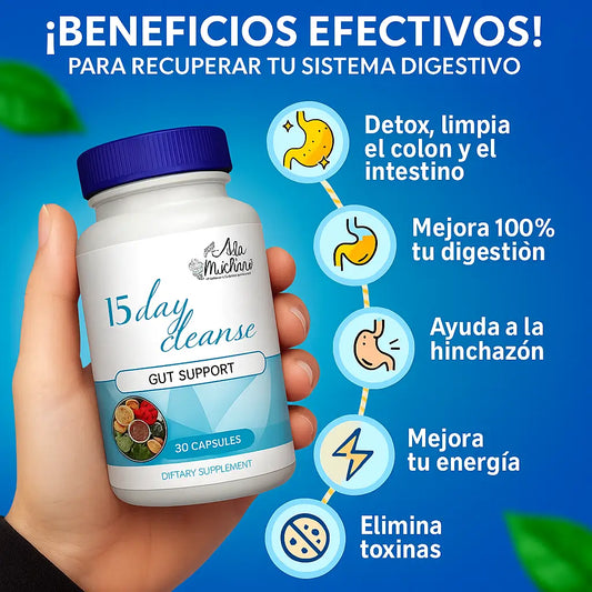 Clean15™ Limpieza de 15 días Para tu Colón.