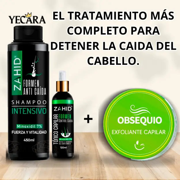 Kit Shampoo y Tonico con Minoxidil 7% + Obsequio