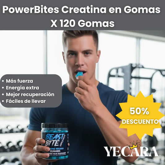 PowerBites Creatina Gummies™ X 120 Gomas