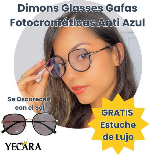 Diamont Glasses - Gafas Fotocromaticas Anti Azul.