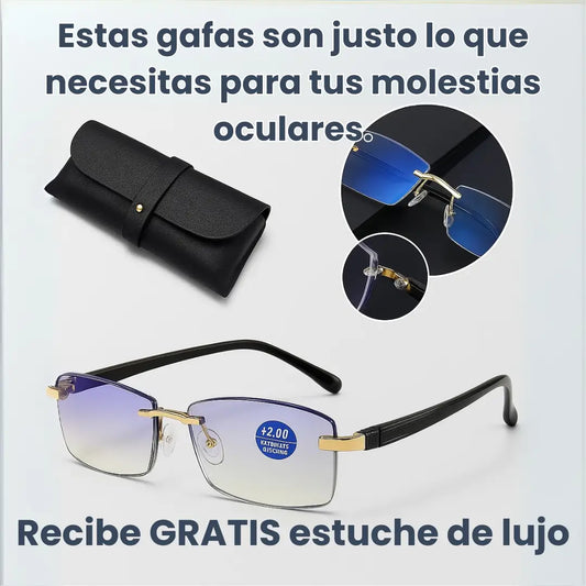 LuminaVision Duo – Gafas  Fotocromáticas Bifocales TR90 con Blue Light